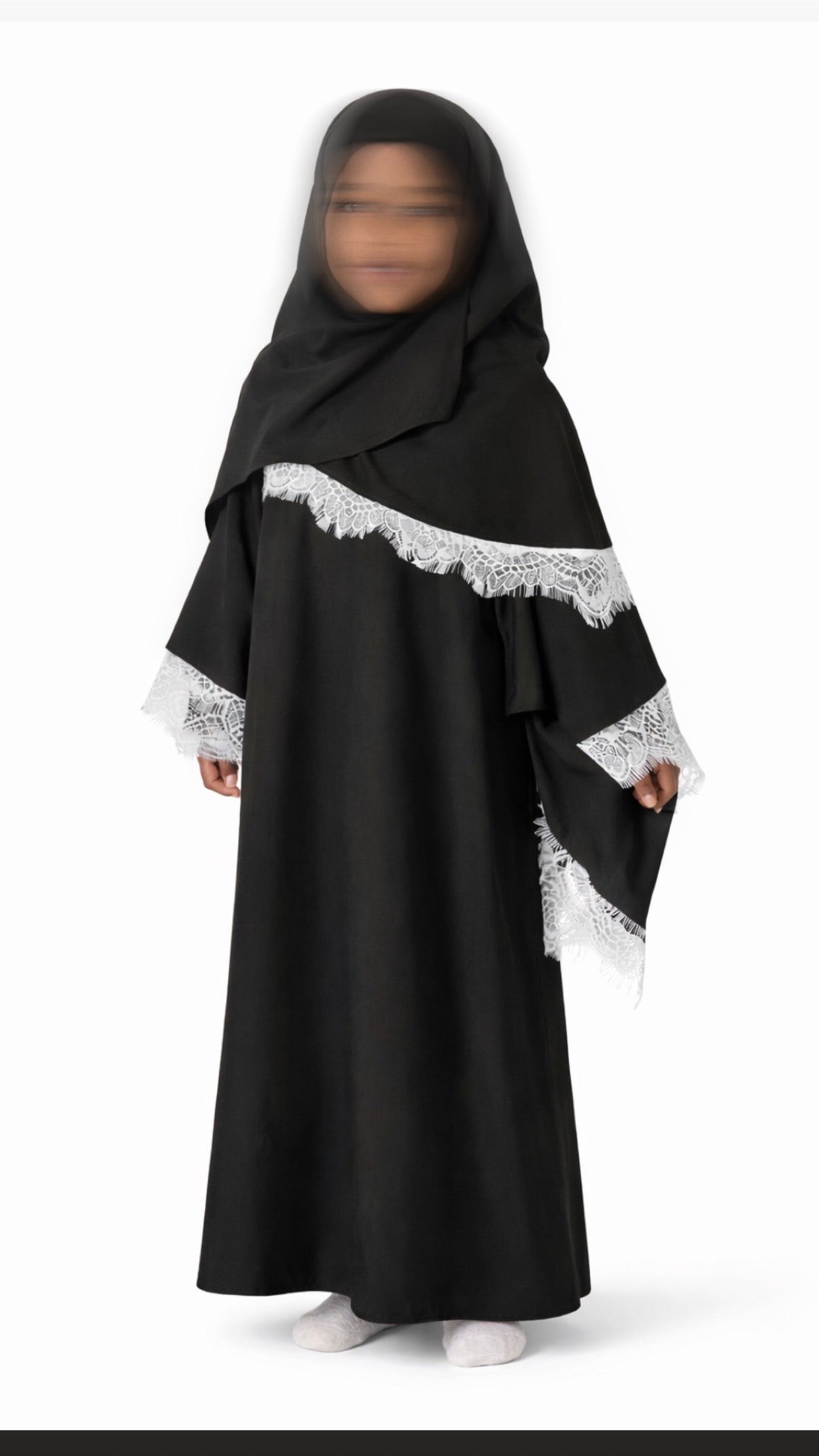 Baby noir abaya