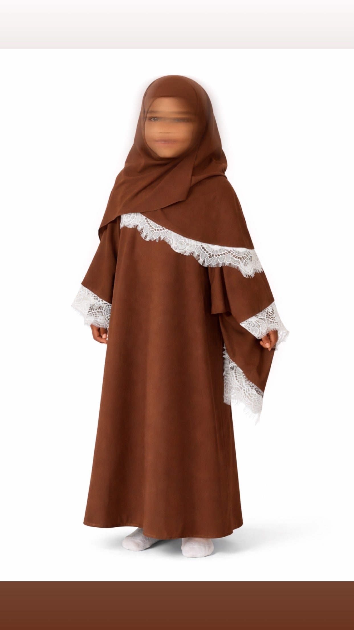 Brown Coffe baby abaya