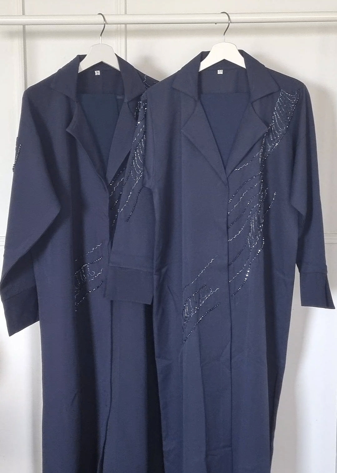 Suit Abaya in midnight blue